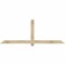 Ekena Millwork Eugene Rough Sawn Timber Gable Bracket, Douglas Fir, 84"W x 31"H x 4"D x 4"F, 9/12 Pitch GBW084X31X0404EUG00RDF - alternate 1